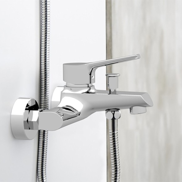 Paini MECR111 Смеситель для ванны Мессина , хром