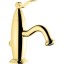 Emmevi Abel, смеситель с донным клапаном для раковины, цвет золото 39003/OR