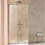 Vincea Душевая перегородка Волк-Ин (Walk-In) VSW-4WSL120CLGM-L, левая, 1200*2000, вороненая сталь, стекло прозрачное