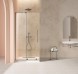 Vincea Душевая перегородка Волк-Ин (Walk-In) VSW-4WSL120CLGM-L, левая, 1200*2000, вороненая сталь, стекло прозрачное