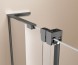 Vincea Душевая перегородка Волк-Ин (Walk-In) VSW-4WSL120CLGM-L, левая, 1200*2000, вороненая сталь, стекло прозрачное