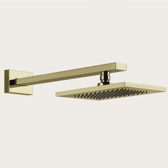 Gessi Верхний душ, Inciso, 300*300, цвет черный брашированный металл  58252#707