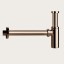 Gessi Сифон, Technical Accessories, бутылочный, 1 1#4", цвет черный брашированный металл  01410#707