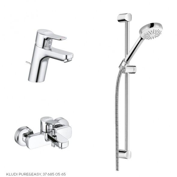 Комплект для ванны KLUDI PURE&amp;EASY 376850565 3 в 1