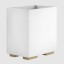 Gessi Корзина для бумаг, Rettangolo, шгв 250*170*257, цвет белая#брашированная теплая бронза
