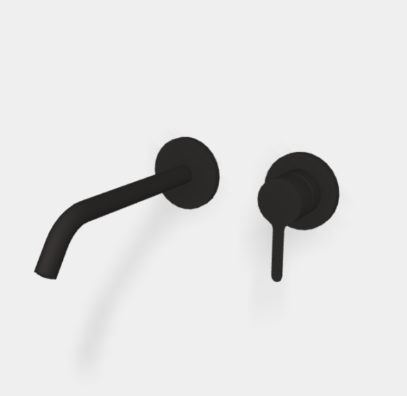 Смеситель для раковины, Fima Carlo Frattini, Snap, цвет-чёрный матовый F3121WLX8NS