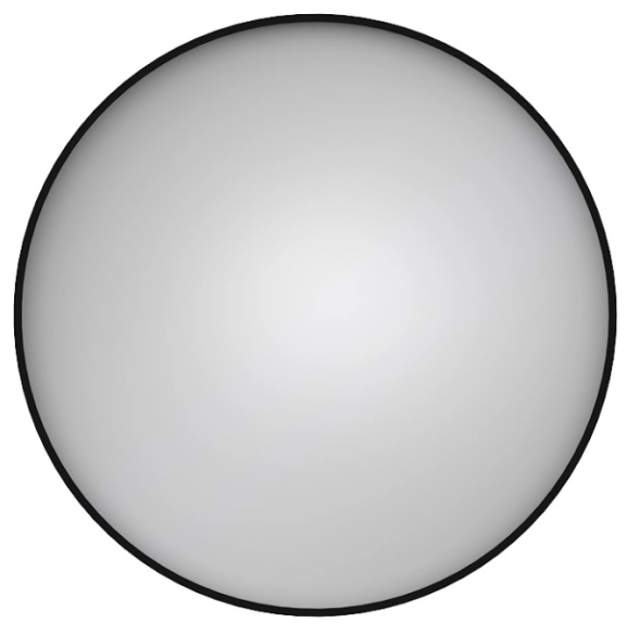 Зеркало ISVEA Ferro 50 цвет черный матовый 29FE1004061I