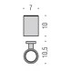 Стакан COLOMBO DESIGN PLUS W4902.BM настенный цвет белый матовый