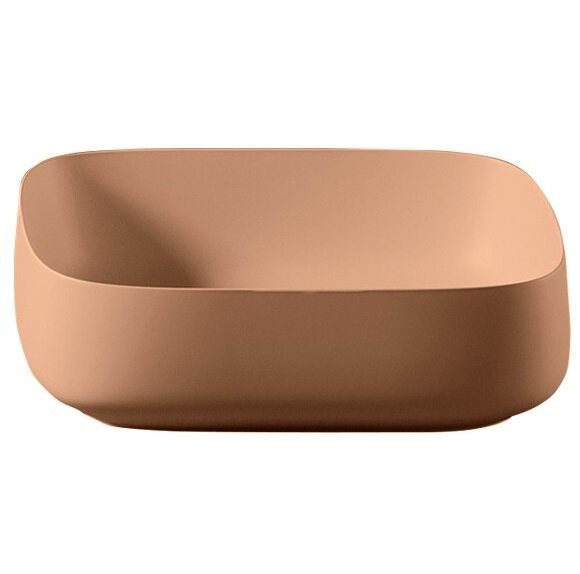 Раковина Artceram Cognac Quadro накладная цвет arancio cammeo COL008 40 00