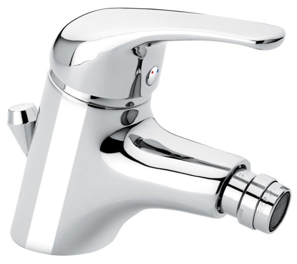 Emmevi Ambra, смеситель с донным клапаном для биде, цвет белый-хром 9004/BC