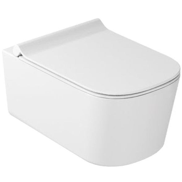 Унитаз GALASSIA Meg11 PRO 5486 подвесной безободковый цвет белый глянцевый