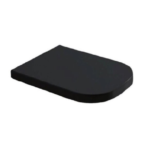 Сиденье с крышкой GALASSIA Meg11 PRO 5455 NEMT с микролифтом цвет черный матовый