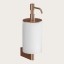 Gessi Дозатор для жидкого мыла, Origini, шгв 75*127*229, цвет дозатора латунь#белый  66413#710