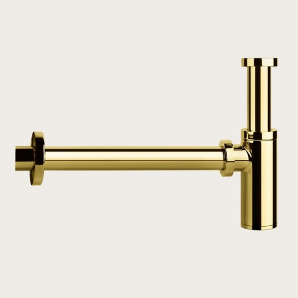Gessi Сифон, Technical Accessories, бутылочный, 1 1#4", цвет черный металл  01377#706
