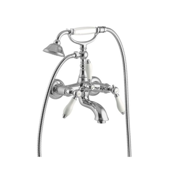 Смеситель для ванны и душа, Fima Carlo Frattini, Herend, цвет-хром F5404CR