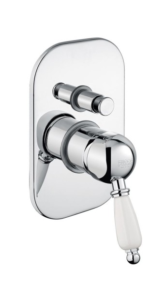 Fiore Imperiale, встраиваемый в стену однорычажный смеситель для душа на 2 выхода, цвет хром