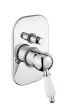 Fiore Imperiale, встраиваемый в стену однорычажный смеситель для душа на 2 выхода, цвет хром