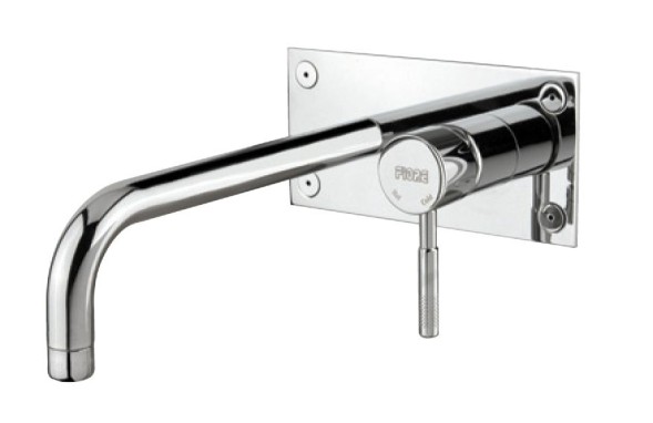 Fiore Xenon, встраиваемый в стену однорычажный смеситель для раковины, цвет золото