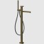Gessi Смеситель для ванны и душа, Anello, напольный, цвет латунь состаренная 63328#713