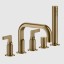 Gessi Смеситель для ванны и душа, Inciso, цвет брашированная теплая бронза  58040#726