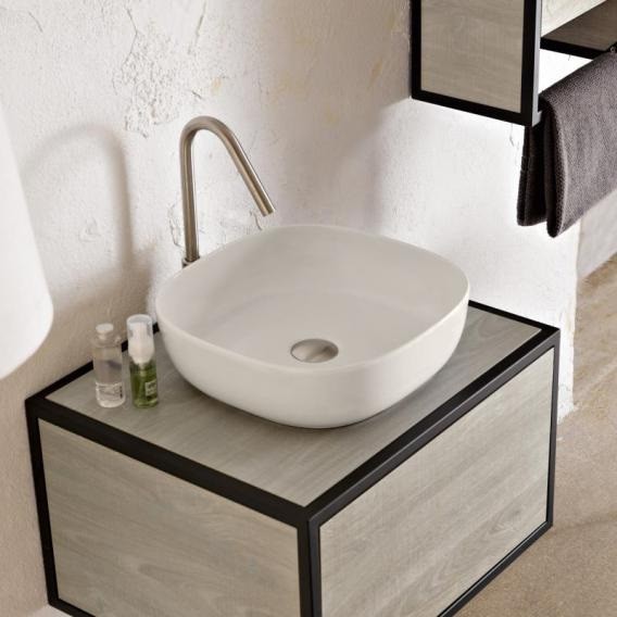 Раковина Scarabeo GLAM накладная без перелива без отверстий цвет белый матовый 1806 41