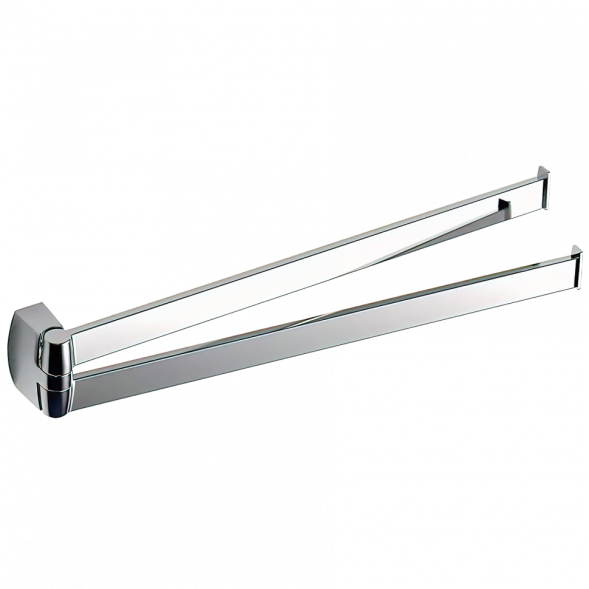 Полотенцедержатель COLOMBO DESIGN TRENTA B3012 двойной цвет хром