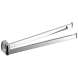 Полотенцедержатель COLOMBO DESIGN TRENTA B3012 двойной цвет хром