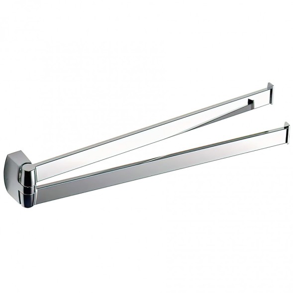 Полотенцедержатель COLOMBO DESIGN TRENTA B3012 двойной цвет хром