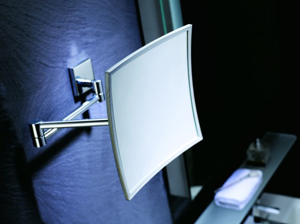 Зеркало LANGBERGER VICO 75485 подвесное поворотное пятикратное увеличение без подсветки цвет хром