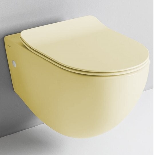 Унитаз Artceram File 2.0 подвесной безободковый  цвет giallo zinco FLV004 12 00