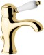 Emmevi Laguna, однорычажный смеситель для раковины (излив 11,5 см), с донным клапаном, цвет золото 40063/OR
