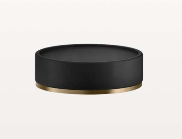 Gessi Мыльница, Inciso, шгв 115*115*35, цвет чёрный#Старинная латунь  58526#713