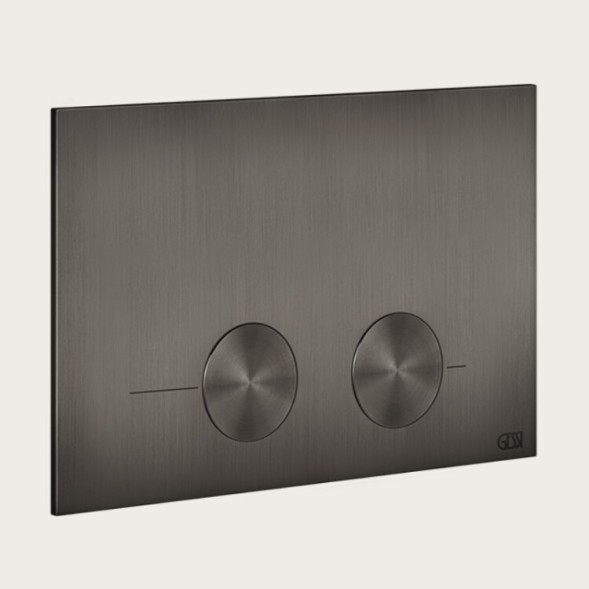 Gessi Клавиша смыва, для инсталяций, Tece TeceProfil, TeceBox, шгв 215*5*145, цвет черный брашированный металл  54617#707