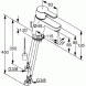Смеситель KLUDI PURE&amp;EASY 372750565 для раковины на одно отверстие однорычажный без донного клапана