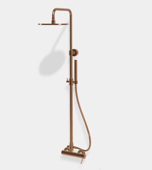 Душевая стойка, Fima Carlo Frattini, Shower column, цвет-янтарная бронза F3035/2ZL