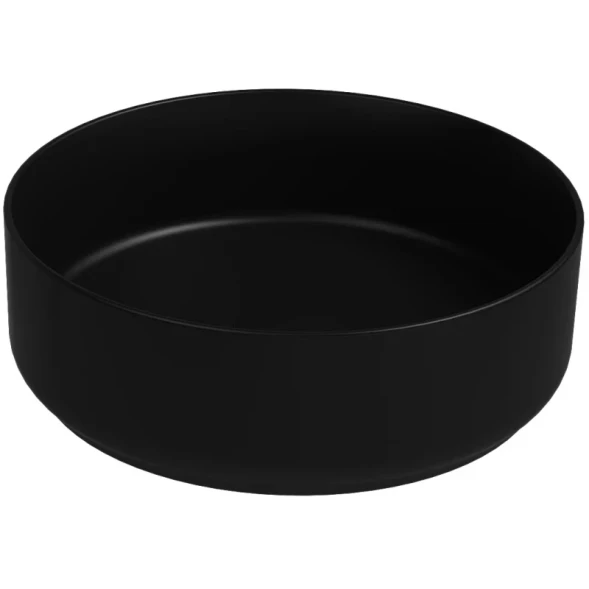 Раковина ISVEA Infinity накладная ШГВ 360*360*120 отверстия для смесителя отсутствуют цвет Черный матовый 10NF65036-2N