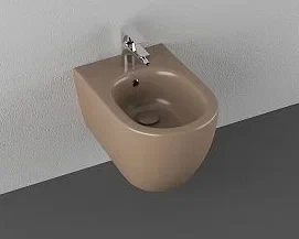 Биде ISVEA Infinity подвесной ШГВ 365*530*400 цвет коричневый матовый 10NF41001-2H