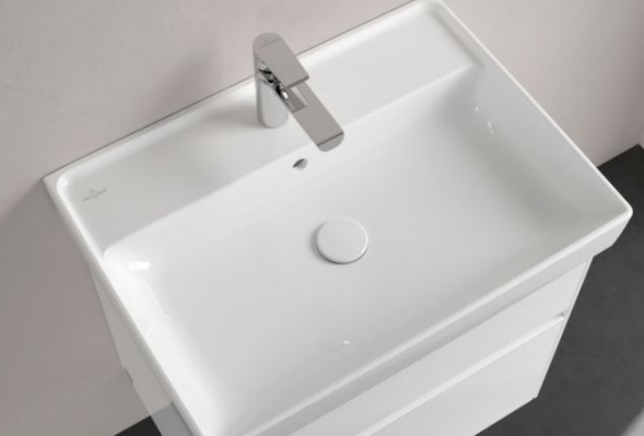 Villeroy&amp;Boch Раковина, Collaro, шгв 600*470*160, отверстия для смесителя-отсутствуют, цвет-альпийский белый 4A336301