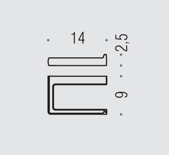 Держатель туалетной бумаги COLOMBO DESIGN LULU B6208 без крышки цвет хром