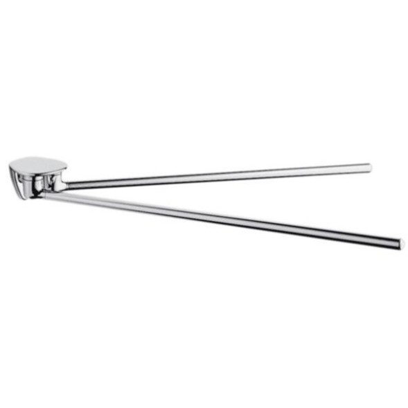 Полотенцедержатель COLOMBO DESIGN KHALA B1813 двойной цвет хром