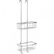 Полочка корзинка COLOMBO DESIGN CAVALLETTI E SEDILI B9635 навесная двойная с крючками цвет хром