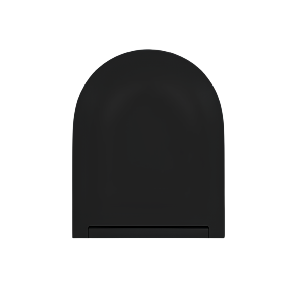 Сиденье с крышкой Scarabeo MOON/GLAM с микролифтом цвет черный матовый 5535/B 49