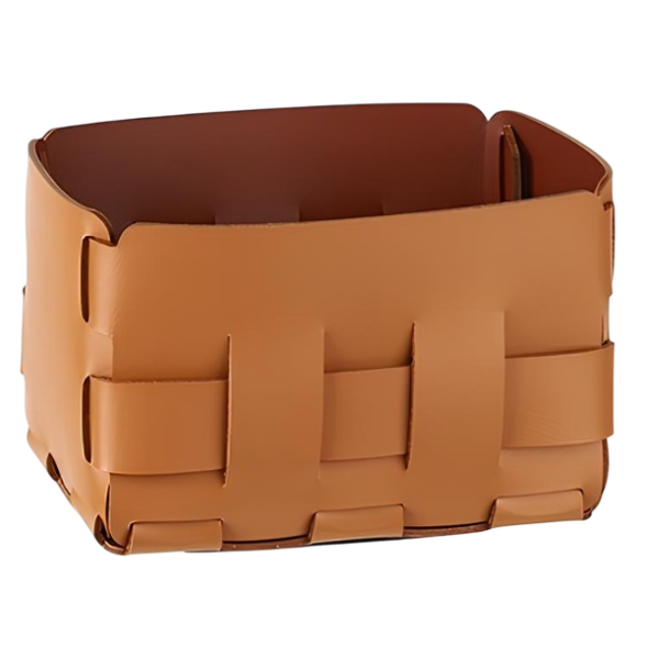 Корзинка COLOMBO DESIGN ADJ 1012.09/30 настольная цвет коньяк/бордо