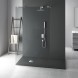Vincea Поддон для душа из искусственного камня  VST-4SR8010A,1000*800*25, антрацит