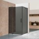 Vincea Душевой уголок Экстра (Extra) VSR-1E901090CGB, 900/1000*900, черный, стекло тонированное