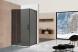 Vincea Душевой уголок Экстра (Extra) VSR-1E901090CGB, 900/1000*900, черный, стекло тонированное