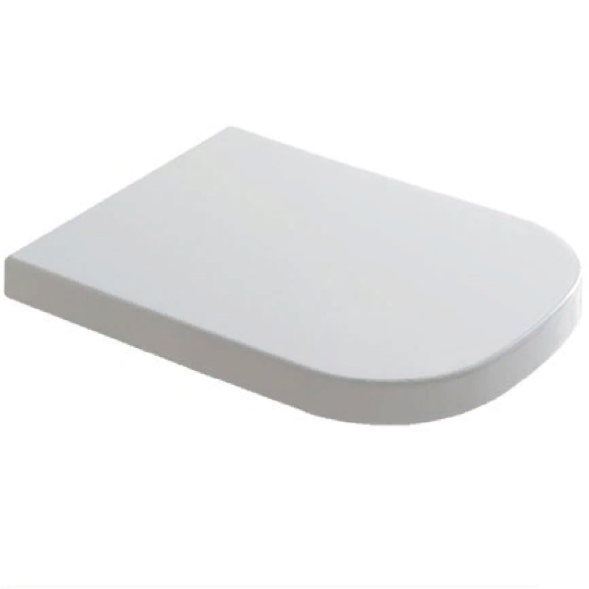 Сиденье с крышкой GALASSIA Meg11 PRO 5455 с микролифтом цвет белый глянцевый