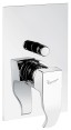 Emmevi Niagara, однорычажный встраиваемый смеситель для душа с дивертером на 2 выхода, цвет хром 74019/CR