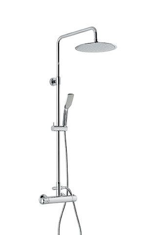 Emmevi, душевая колонна 930586 с термостатом, цвет хром 930586CR