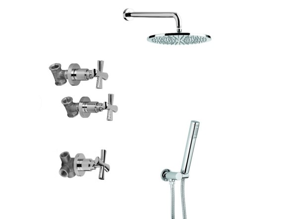 Emmevi Spirit New, душевой комплект 31009OR, цвет золото 31009OR